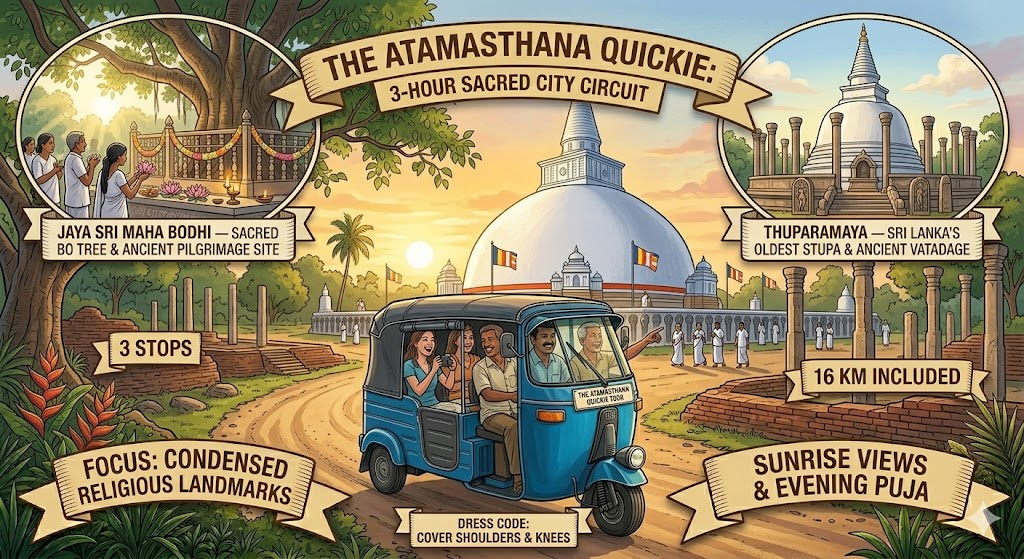 Jaya Sri Maha Bodhi and Ruwanweli Maha Seya